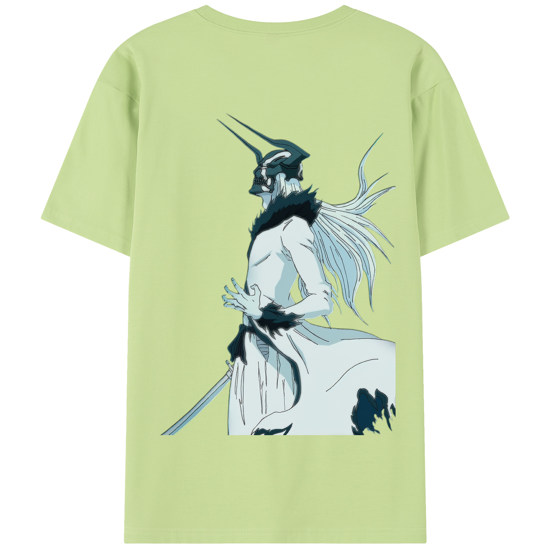 （画像用） ブリーチ 黒崎一護（くろさき いちご）BLEACH Kurosaki Ichigo 綿100％半袖Tシャツ（背面プリント）
